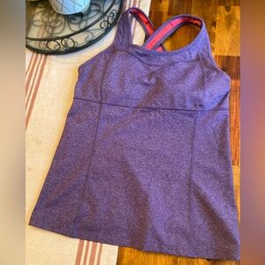 EUC Athleta Tank with Shelf Bra